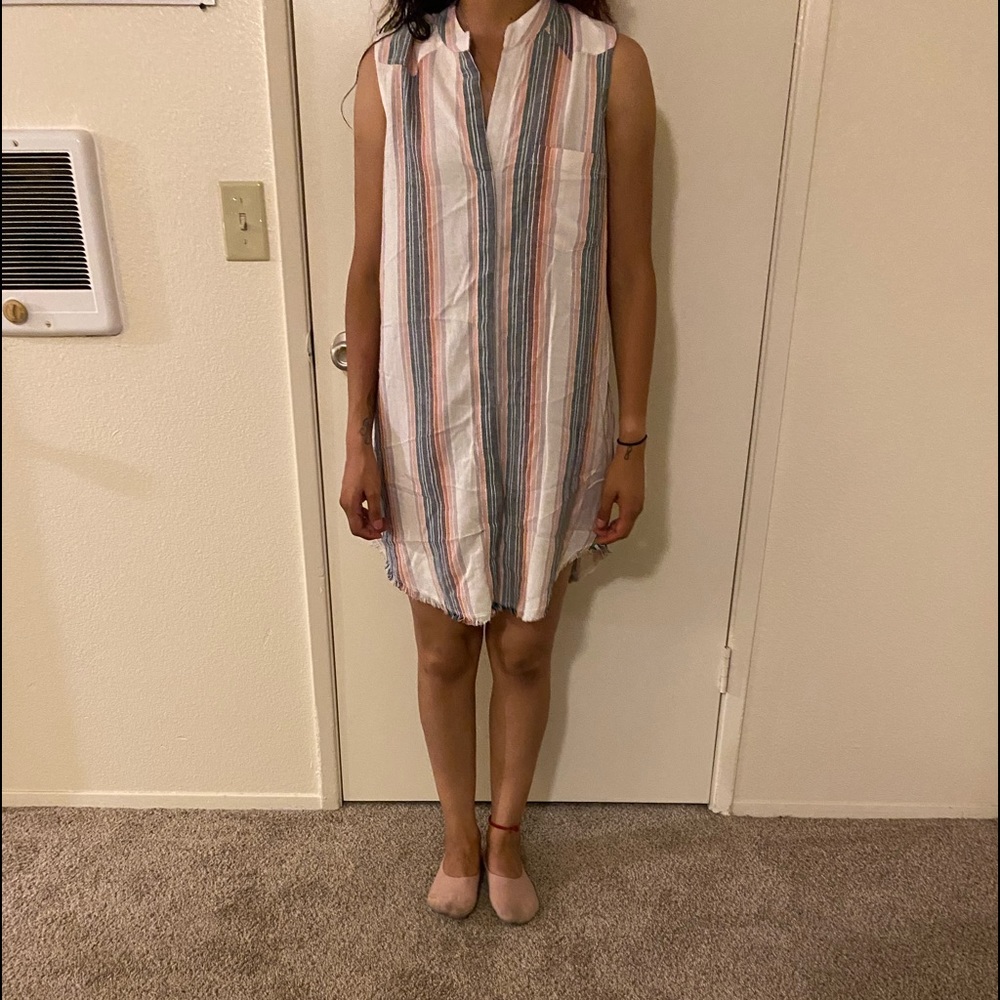 Short sleeve short summer dress